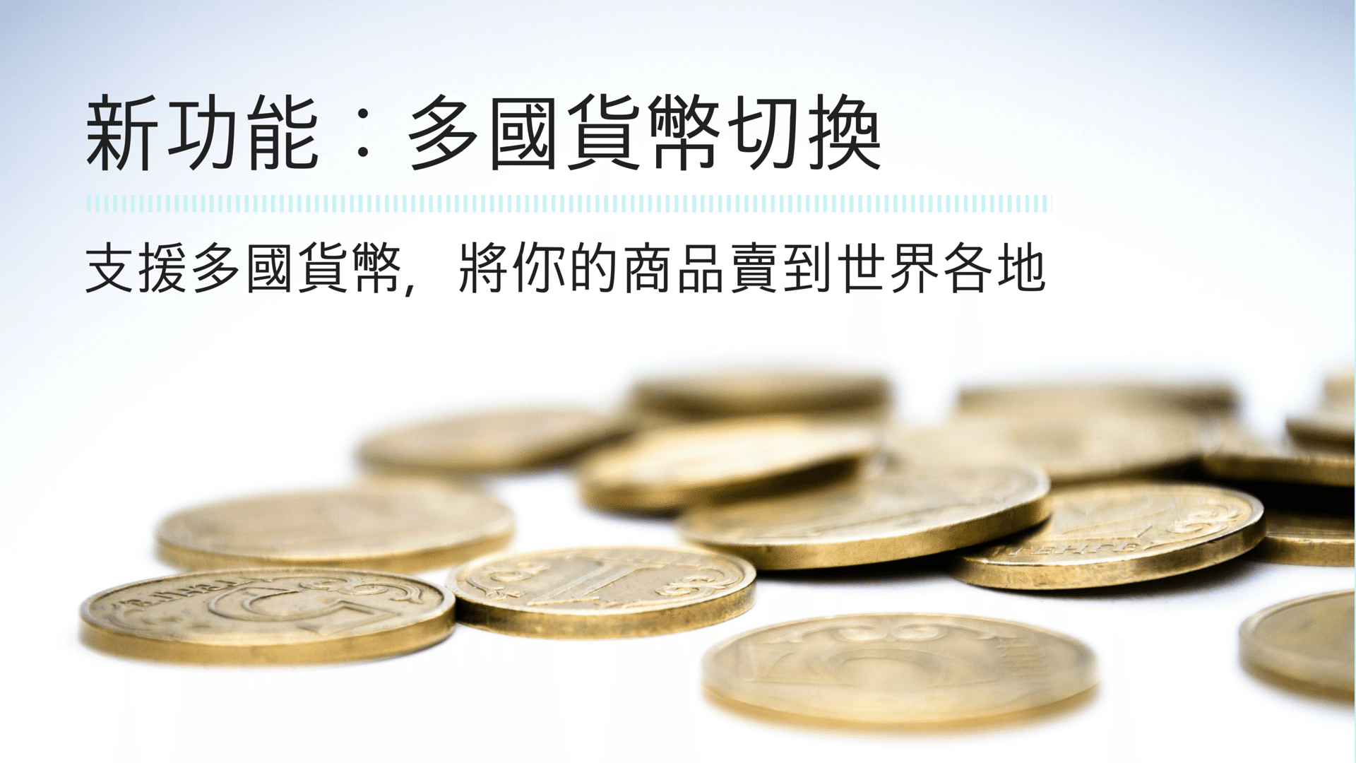 Shopline購物車支援多國貨幣切換| Shopline 自助電商教室